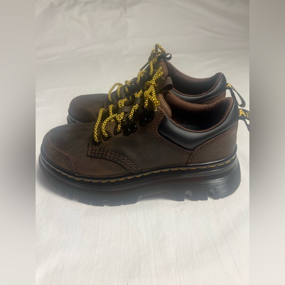 Dr. Martens Tarik Lo Leather Utility Shoes Dark Brown Size 6 Ladies 5 Men NWOB - Picture 12 of 13